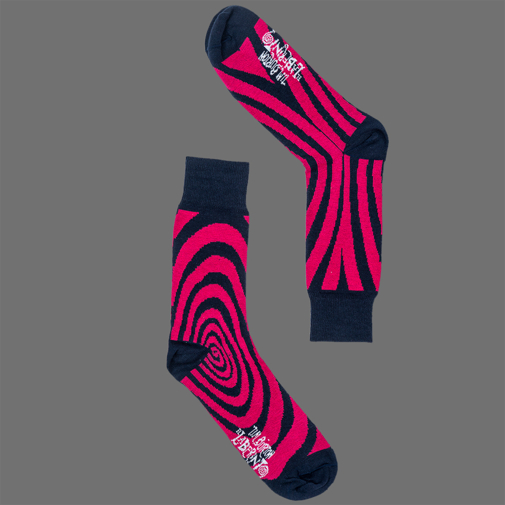 Calcetines Espiral Rosa