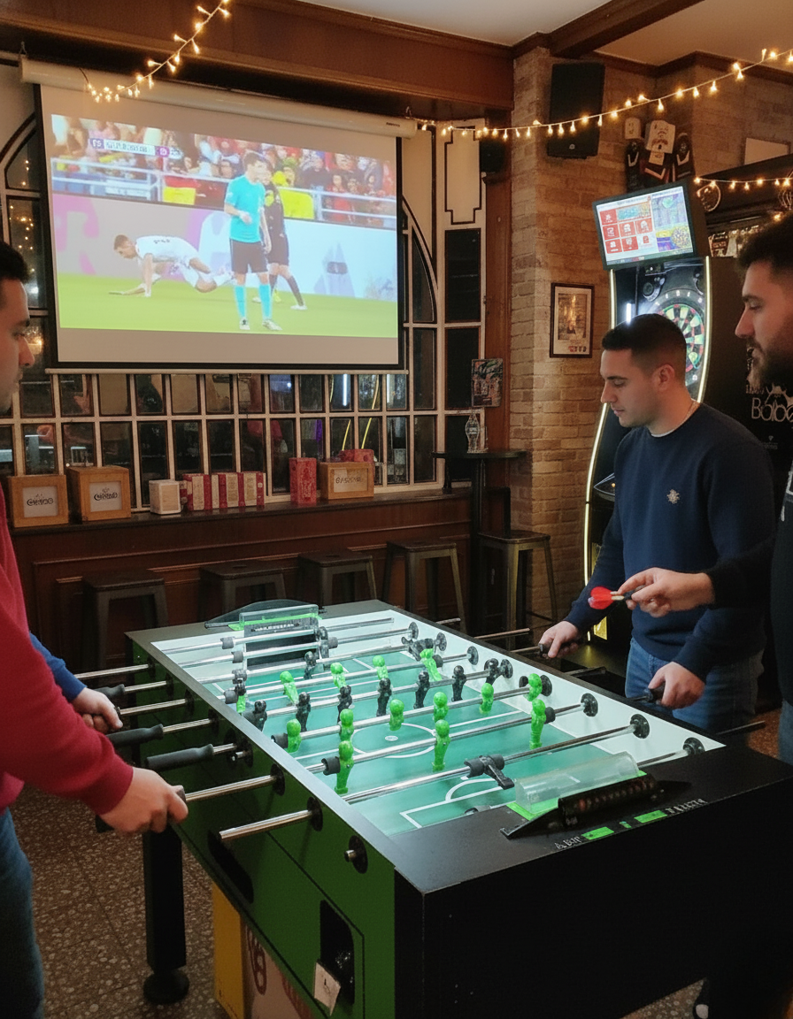 variedad de bebidas, cervezas, coctails y vinos