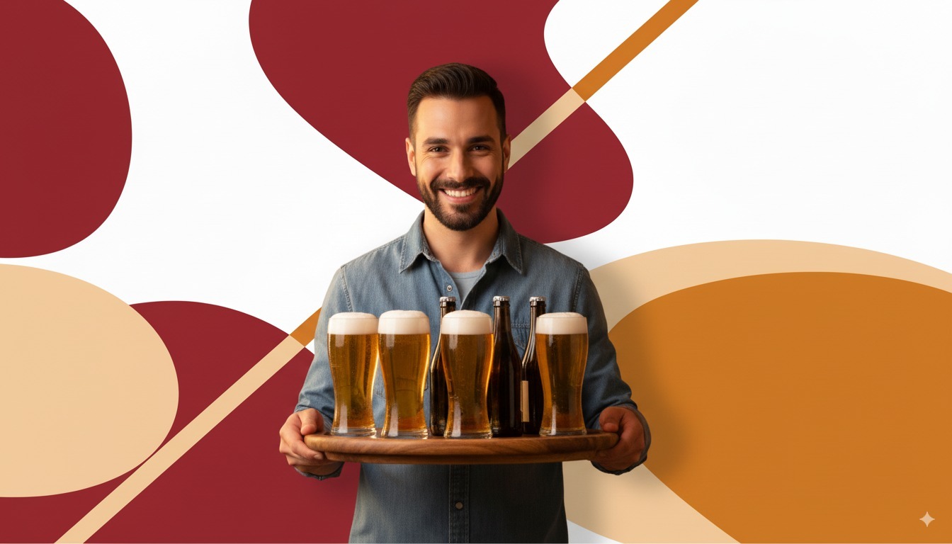 foto de dos personas tomando cerveza