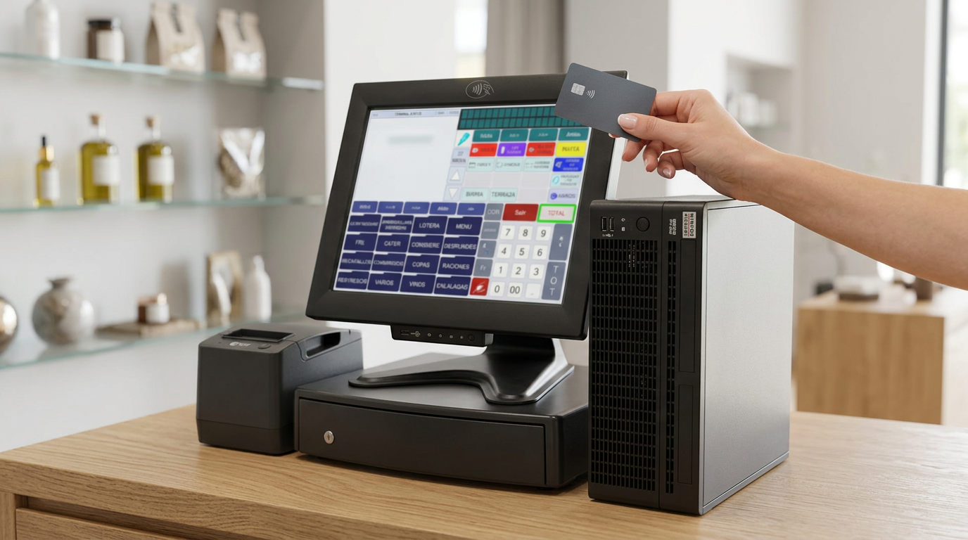 TPV completo para negocio con soporte