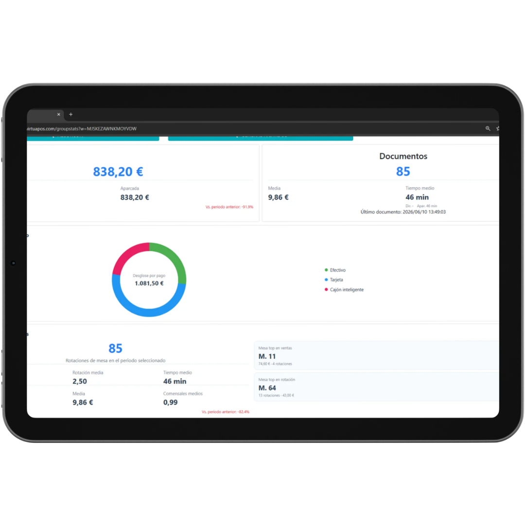 AutonoPOS en tablet