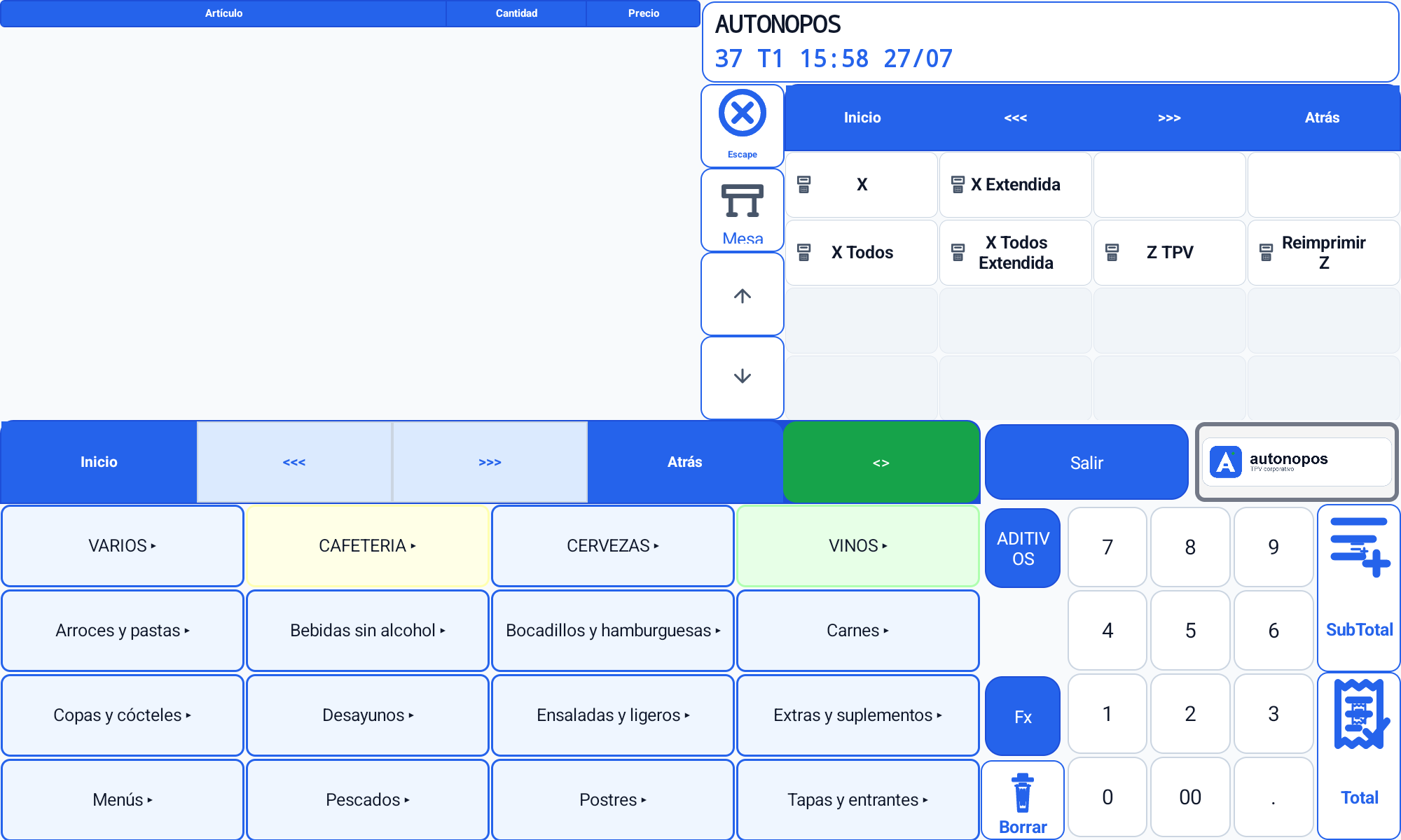 Funciones de control de caja dentro de AutonoPOS