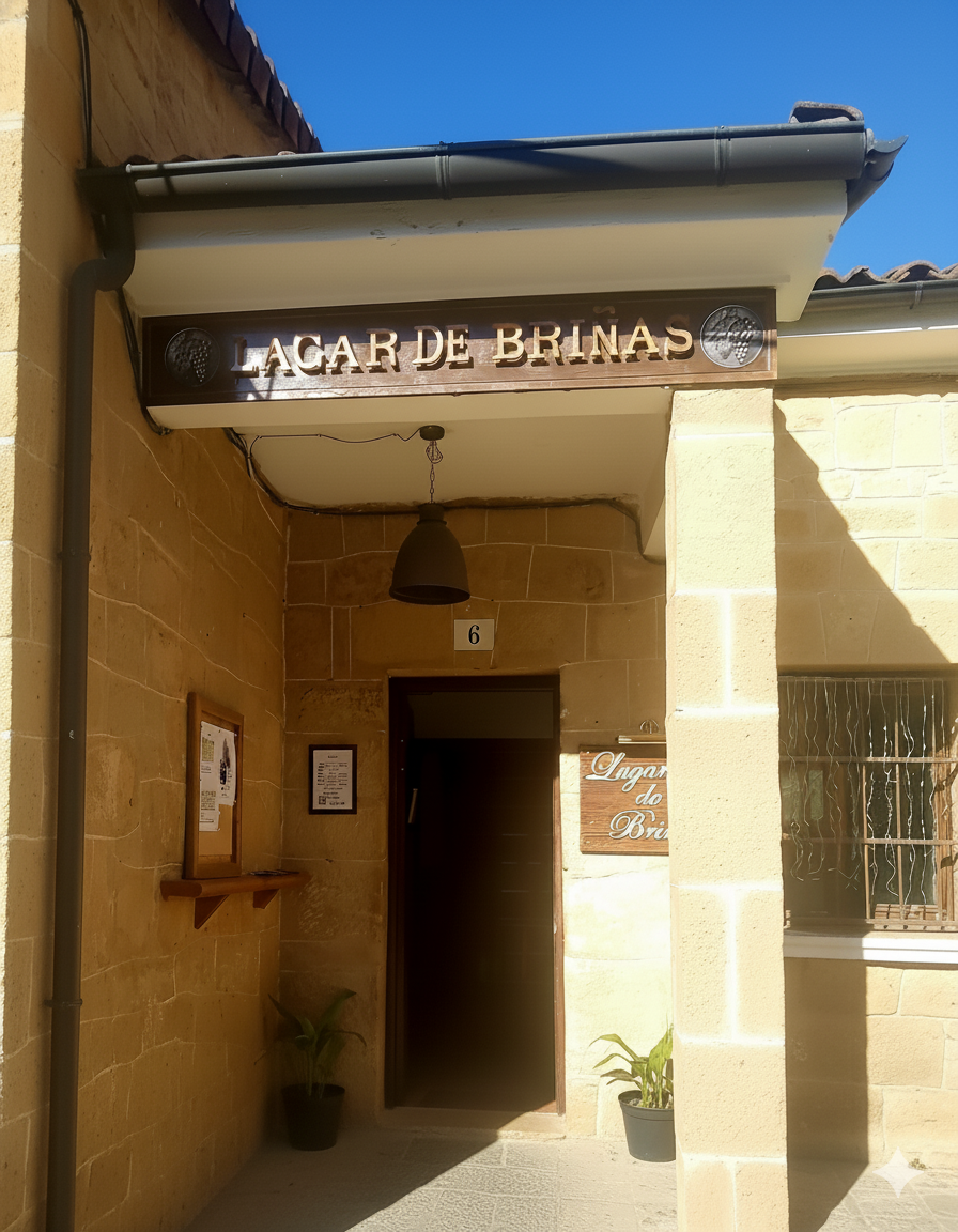 Entrada al Lagar de Briñas