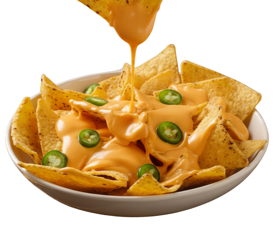 Nachos con jalapeños