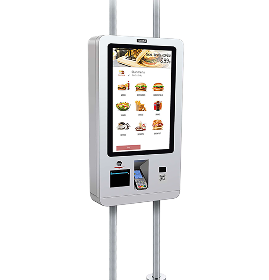 Quiosco de autoservicio para pedidos en comercio