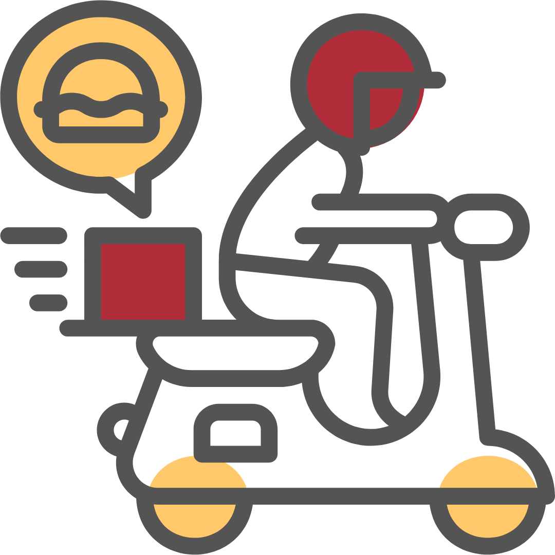icono de un repartidor delivery