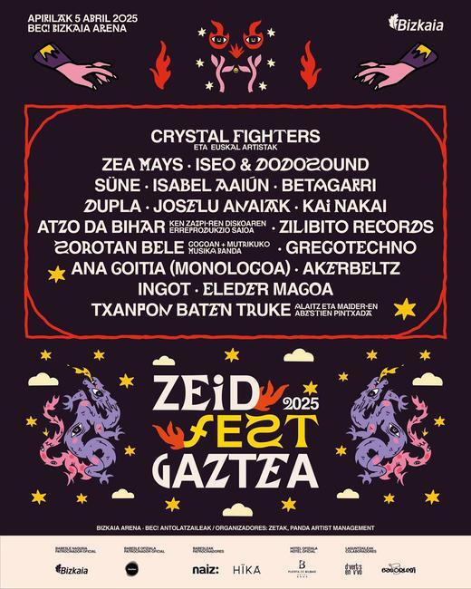 Cartel Zeid Fest Gaztea 2025