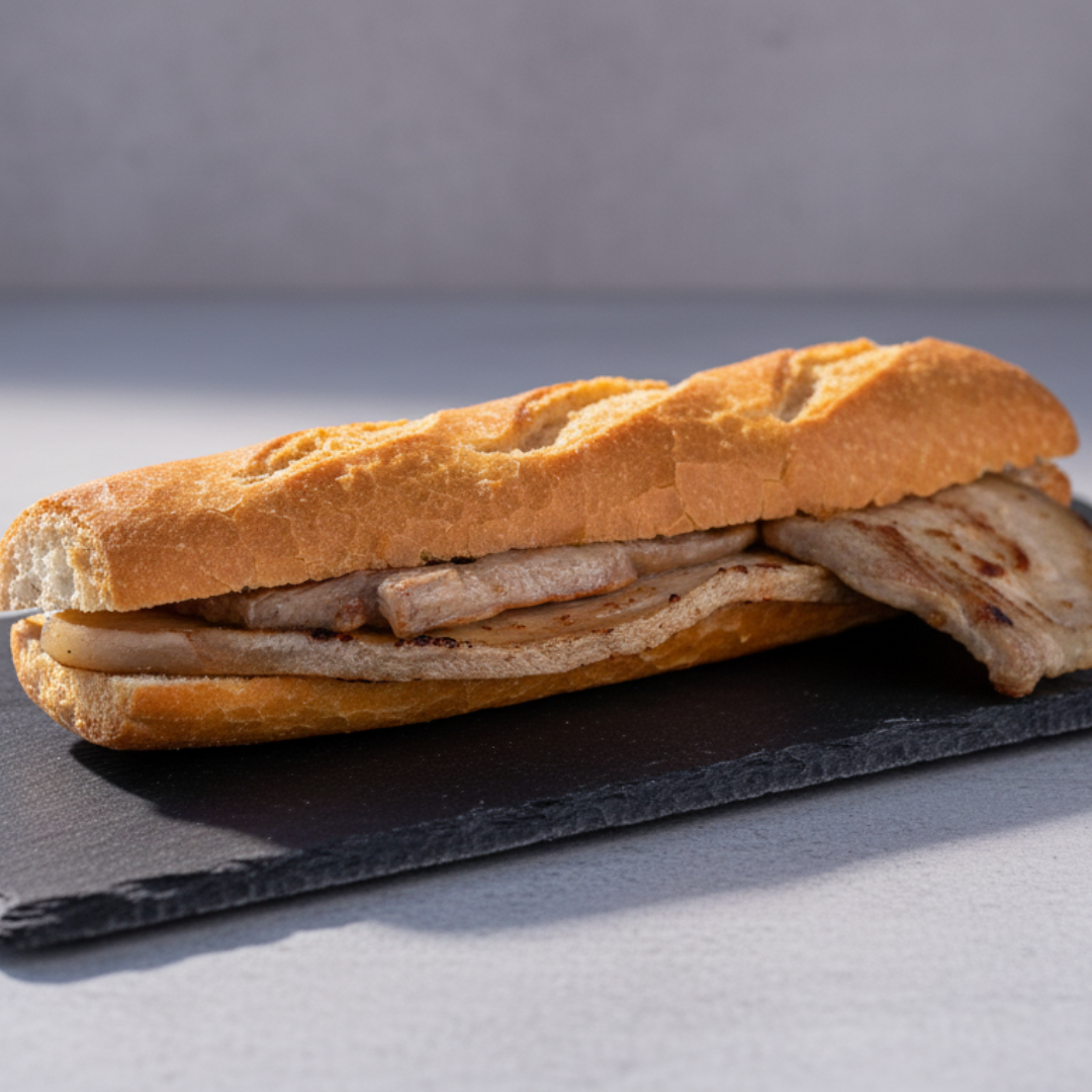 bocadillo de panceta