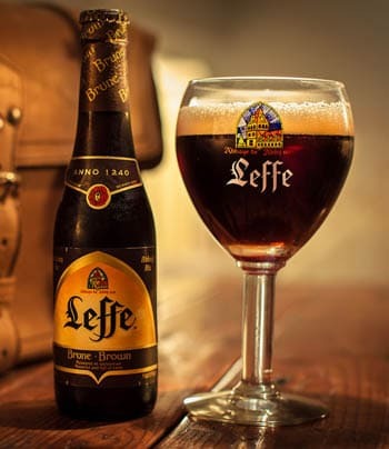 cerveza leffe brune