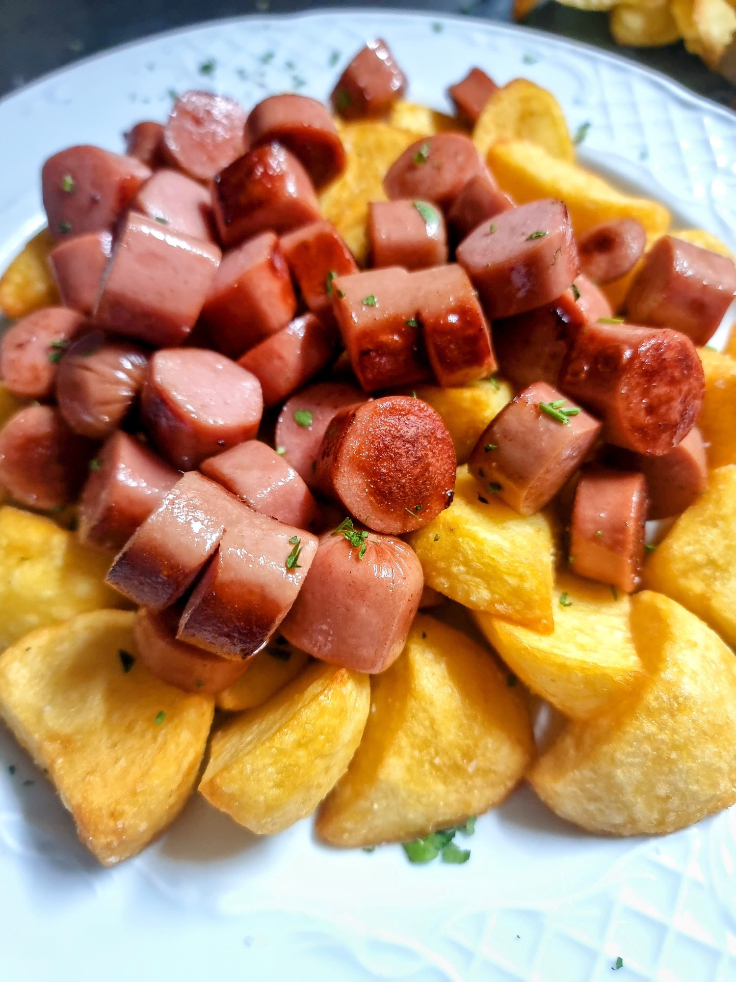 salchipapas