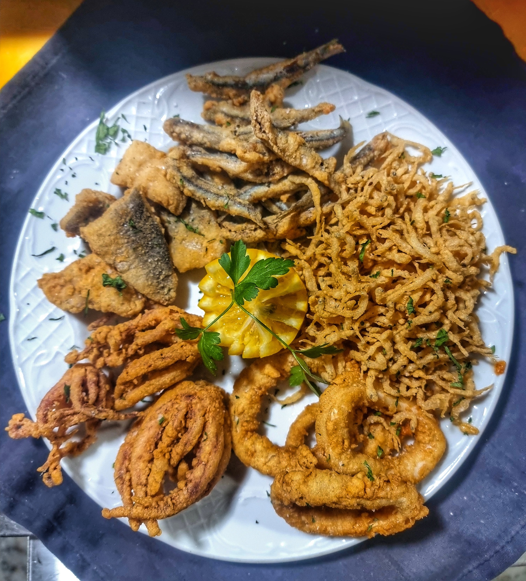 fritura variada de pescado