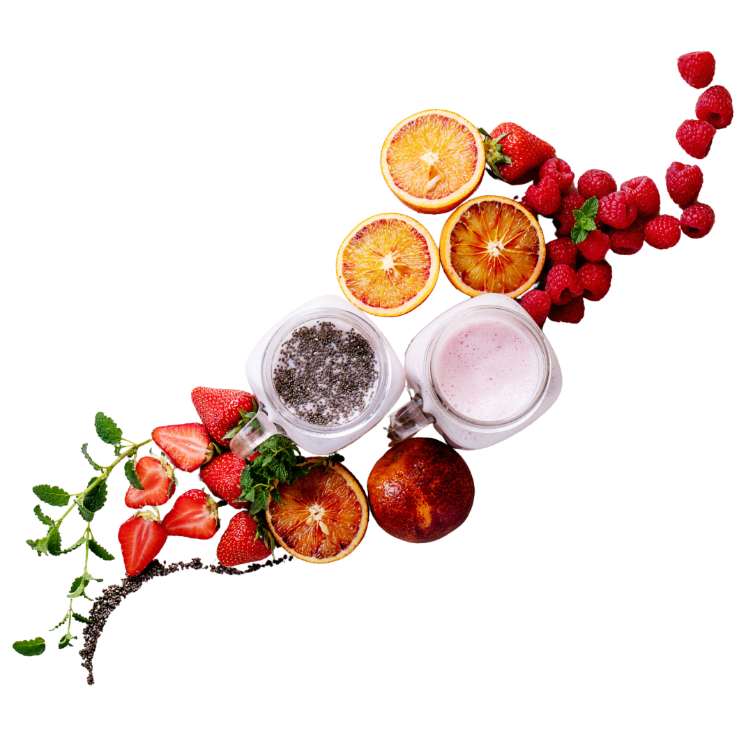 motivo decorativo con frutas