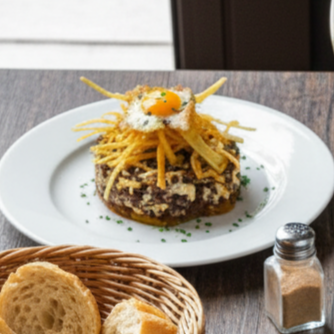 Revuelto de morcilla