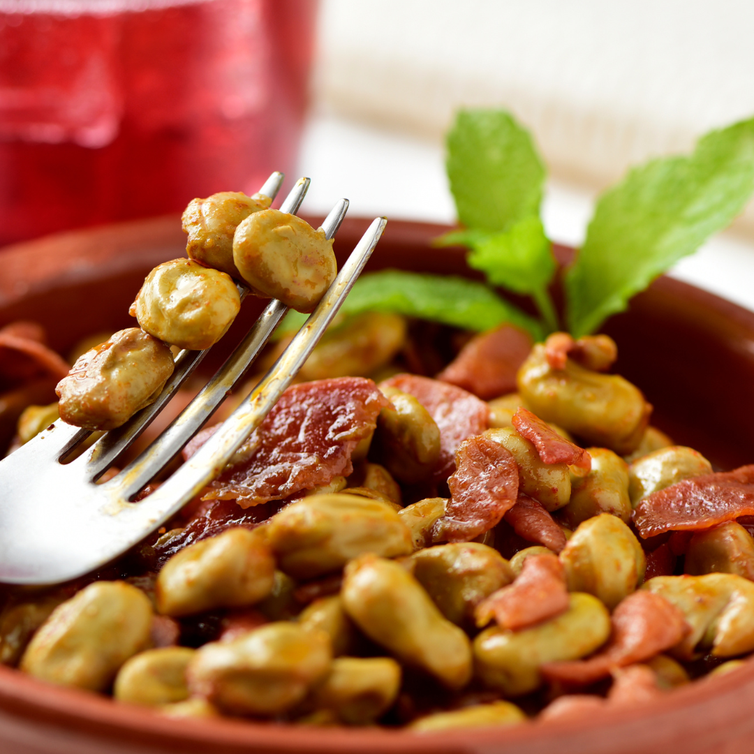 habas con jamón